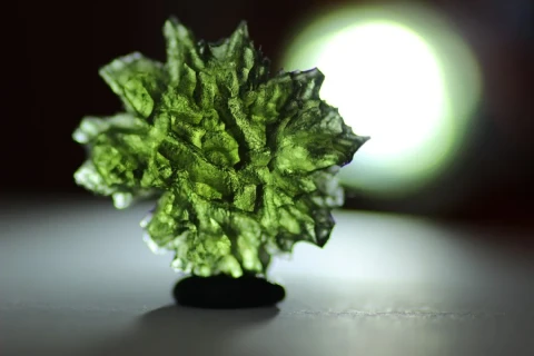 Vltavín v muzejních sbírkách