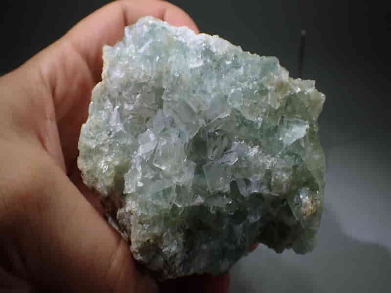Modrý fluorit ze Sicílie