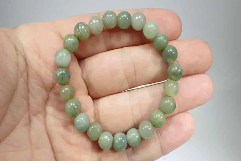 Náramek Jade Myanmar - Jadeit NJ2
