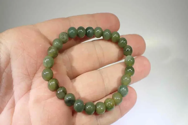 Náramek Jade Myanmar - Jadeit NJ4