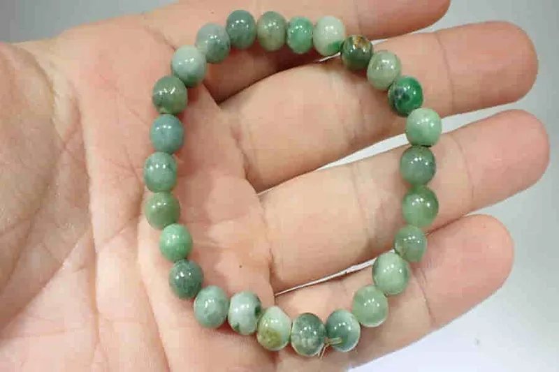Náramek Jade Myanmar - Jadeit  NJ8