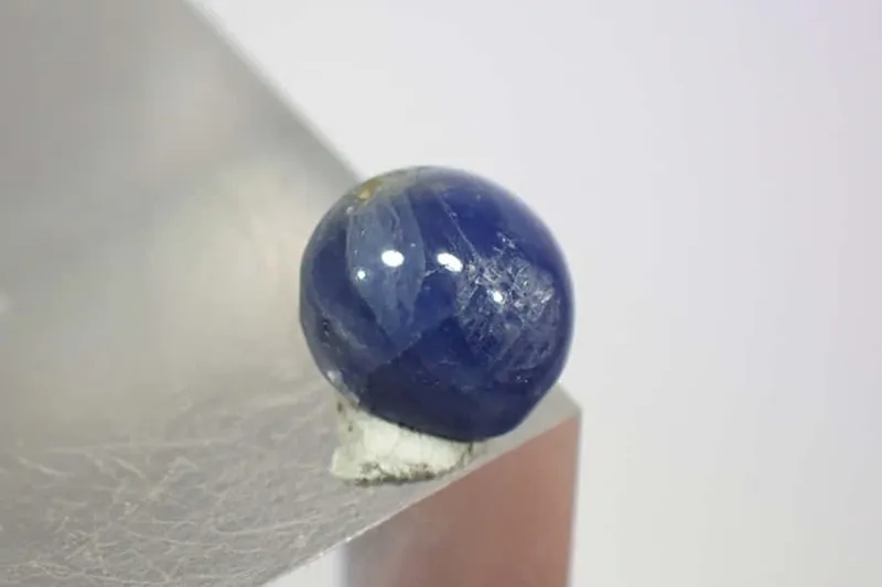 Safír SKY BLUE Mogok - kabošon Mugle 5,3ct